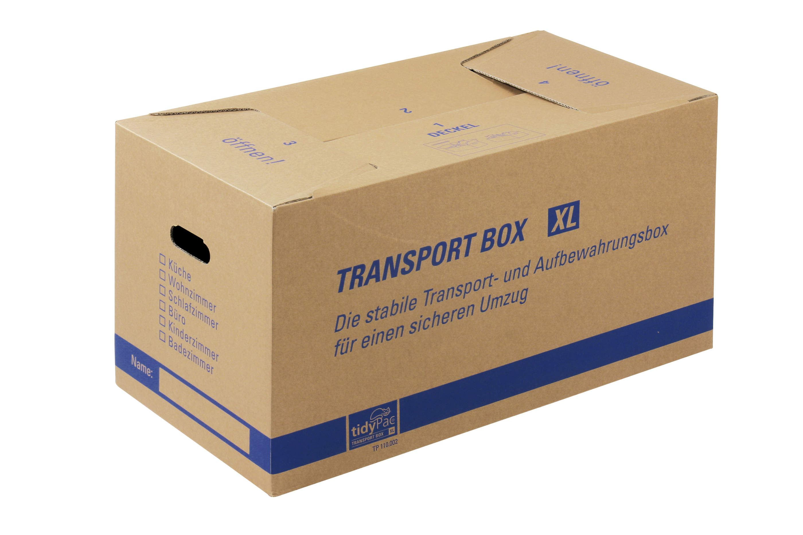 tidyPac Transportbox aus Wellpappe TP 110.002 - 10 Stück