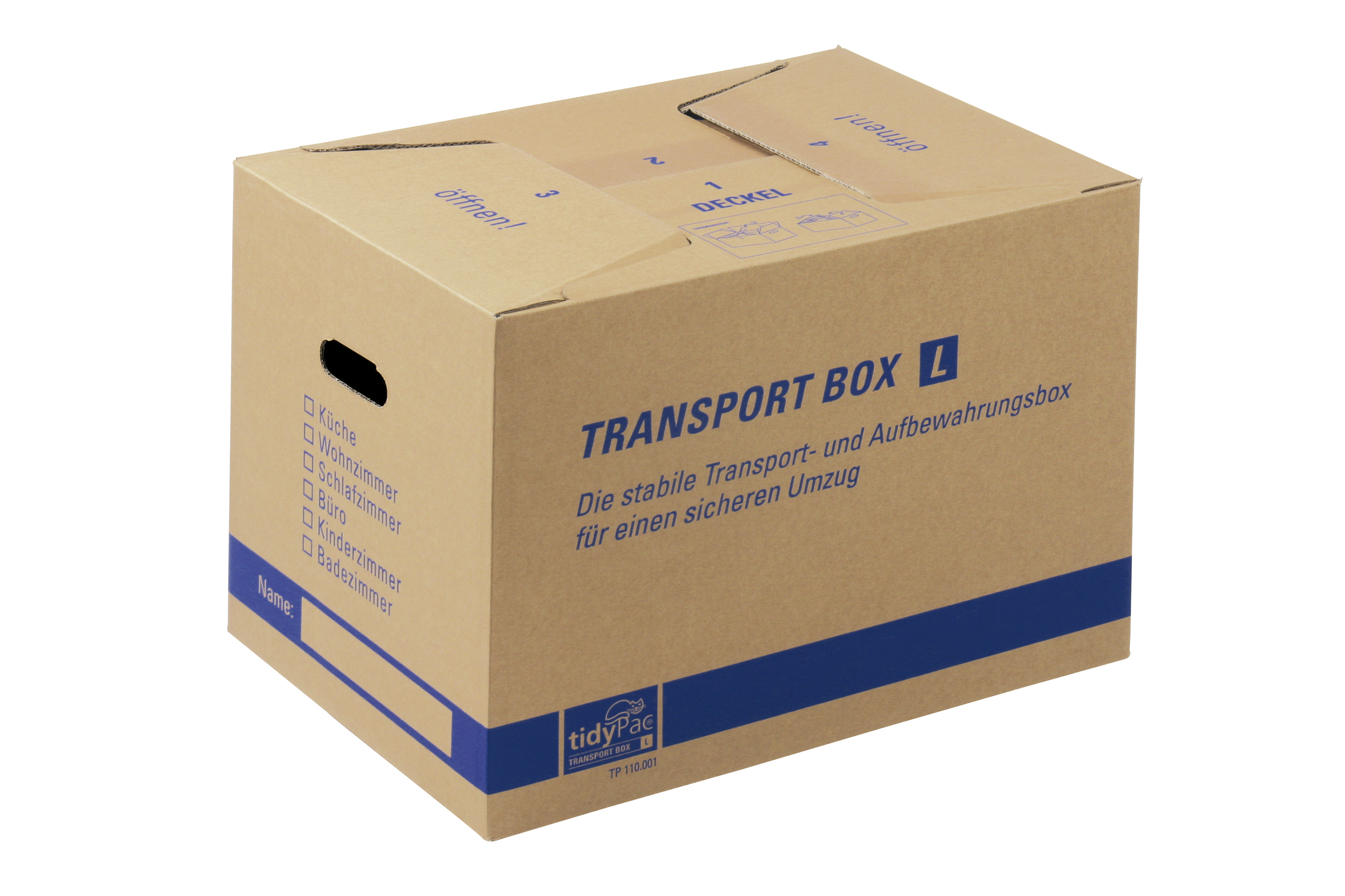 tidyPac Transportbox aus Wellpappe TP 110.001 - 10 Stück